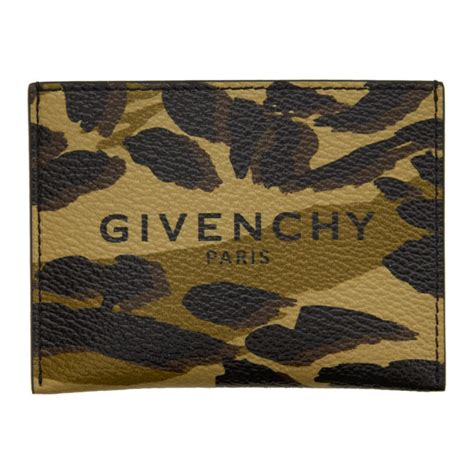 givenchy camo business card holder|Card holders .